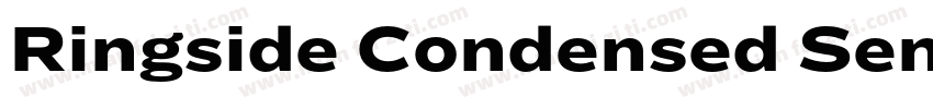 Ringside Condensed Semibold Regular字体转换